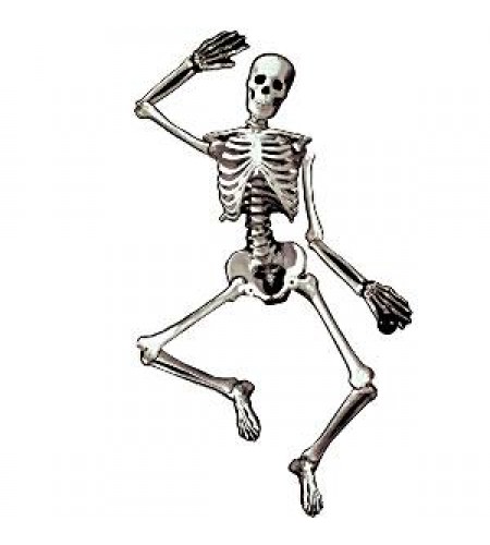 ESQUELETO EM PAPEL HALLOWEEN